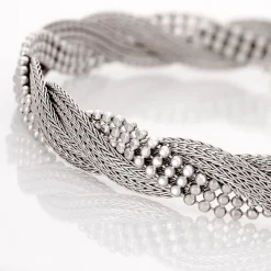 Bracelet Sheridan Argent Blanc