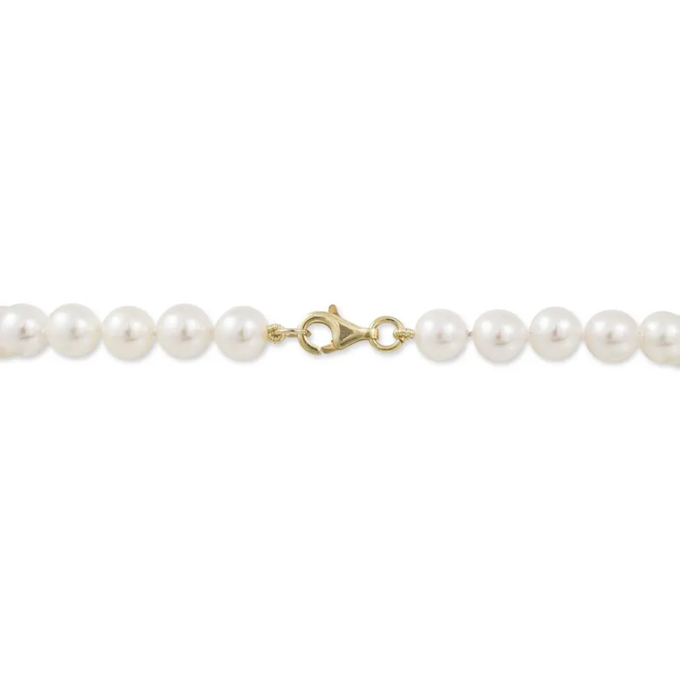 Bracelet Shola Or Jaune Perle De Culture D'akoya