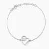 Bracelet Soa Argent Blanc Oxyde De Zirconium