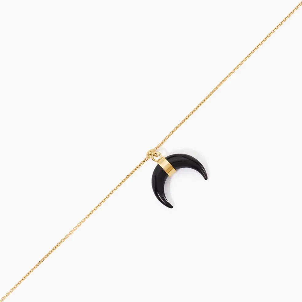 Bracelet Solange Or Jaune Onyx