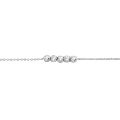 Bracelet Soukamba Argent Blanc