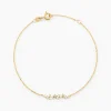 Bracelet Sparkle Or Jaune Oxyde De Zirconium