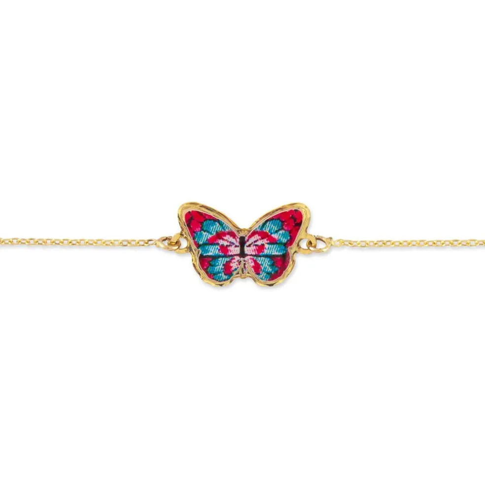 Bracelet Sulivia Papillon Or Jaune