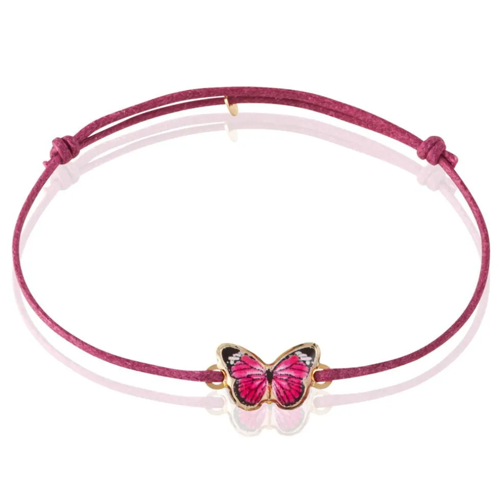 Bracelet Sulivia Papillon Or Jaune