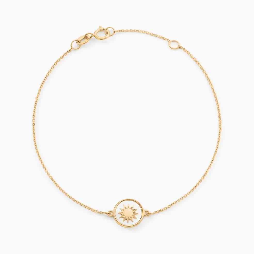 Bracelet Sunlight Or Jaune Nacre