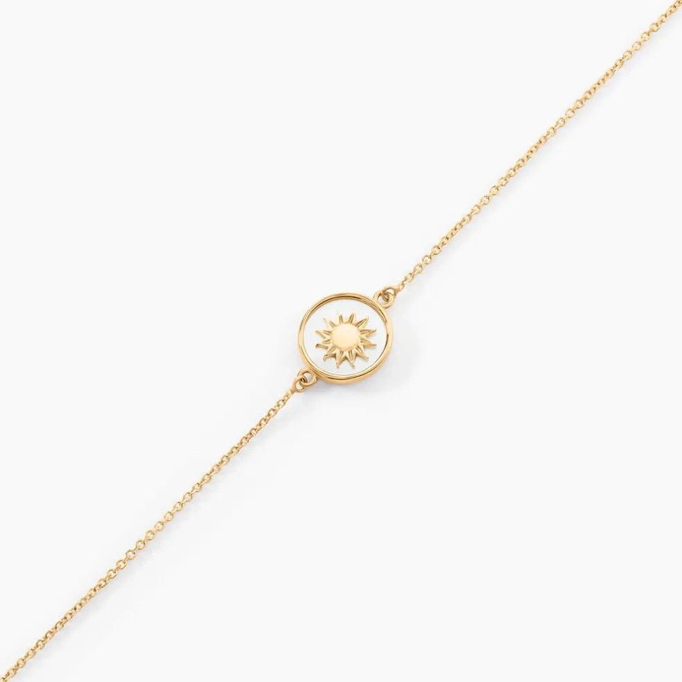 Bracelet Sunlight Or Jaune Nacre