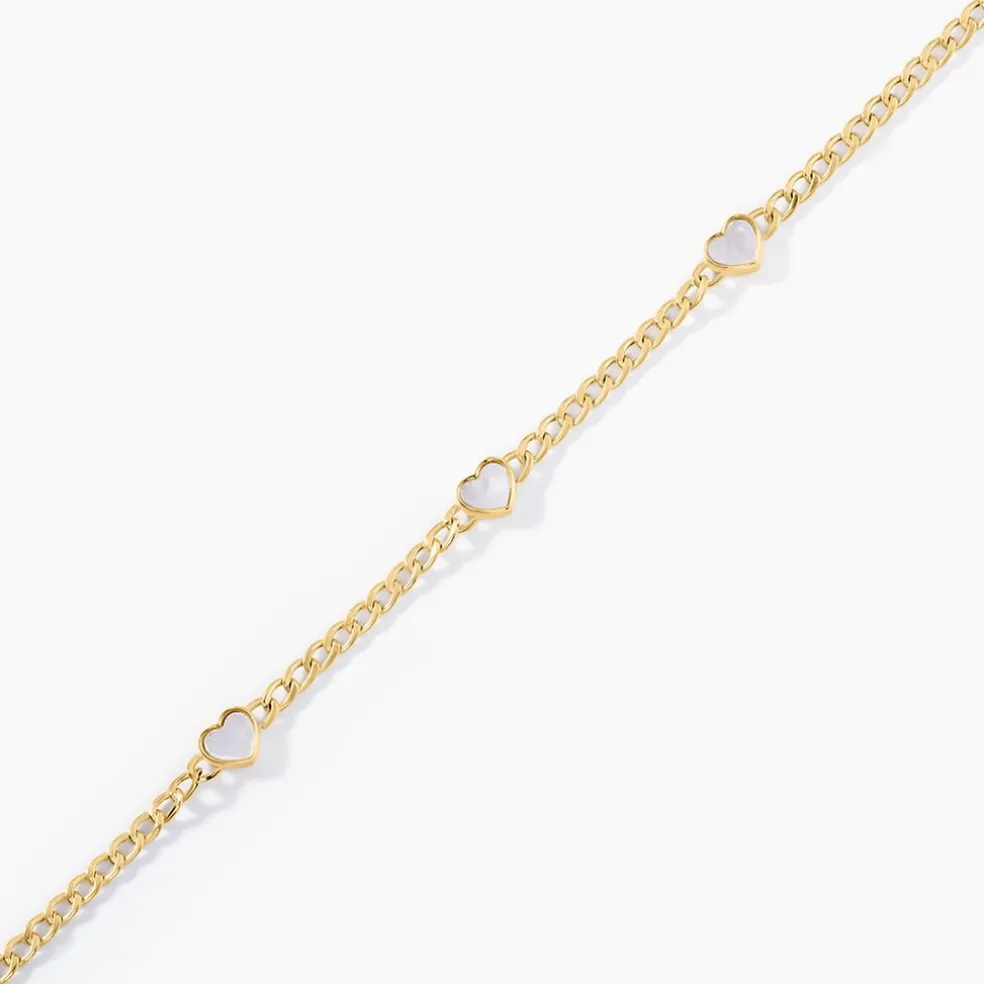 Bracelet Sweetheart Or Jaune Nacre