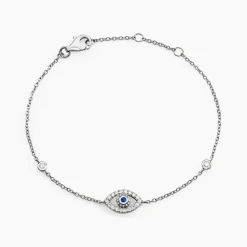 Bracelet Symbolique Argent Blanc Oxyde De Zirconium