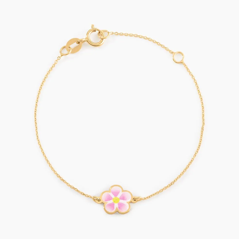 Bracelet Syna Fleur Or Jaune