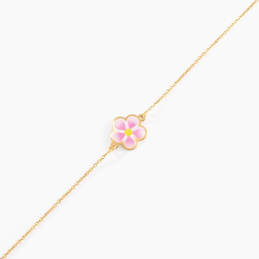 Bracelet Syna Fleur Or Jaune