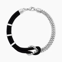 Bracelet Thymeo Acier Blanc