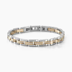 Bracelet Tom Acier Bicolore