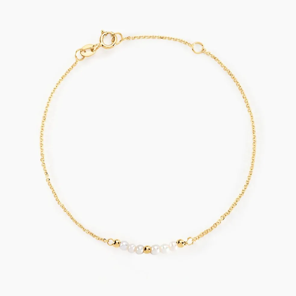 Bracelet Tova Or Jaune Perle