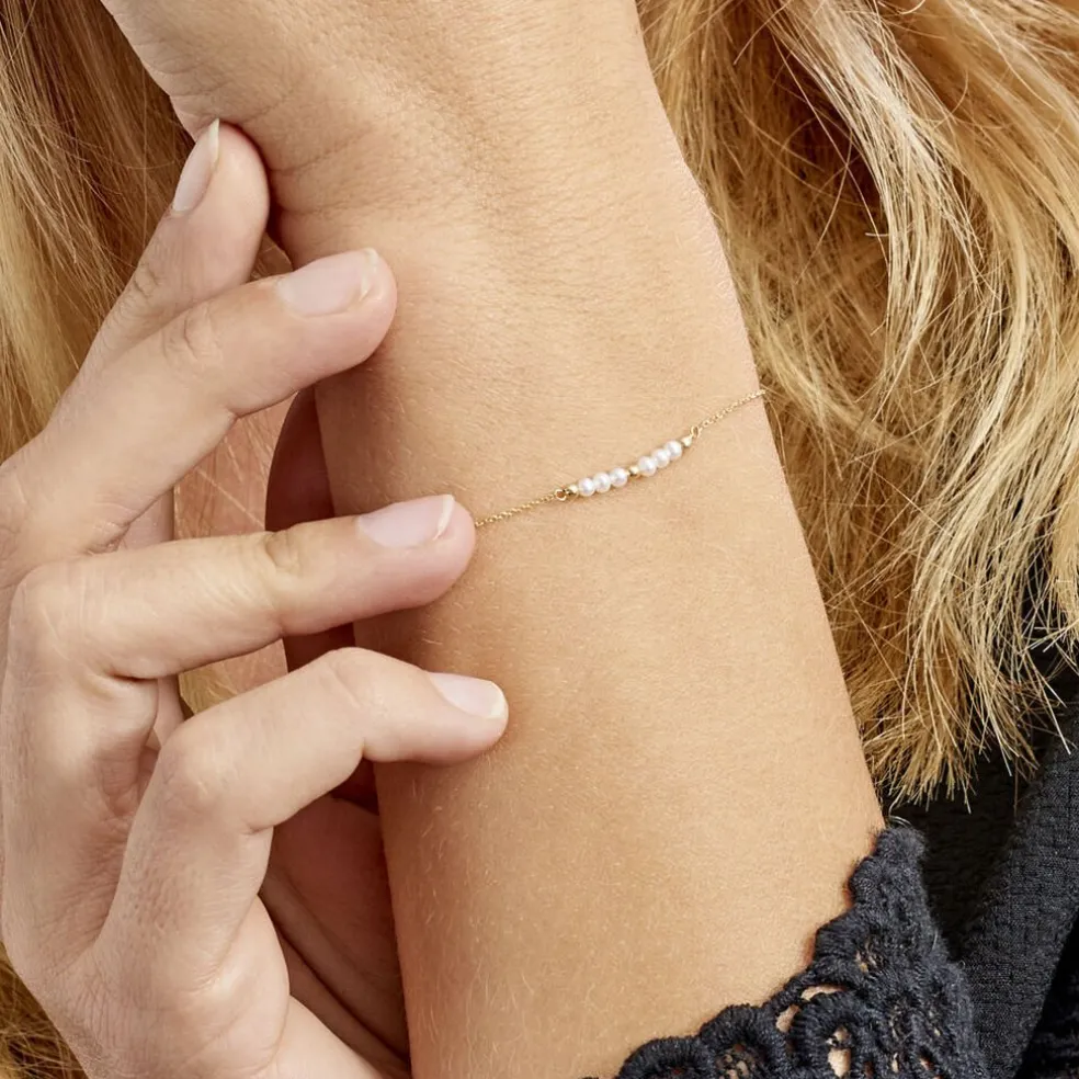 Bracelet Tova Or Jaune Perle