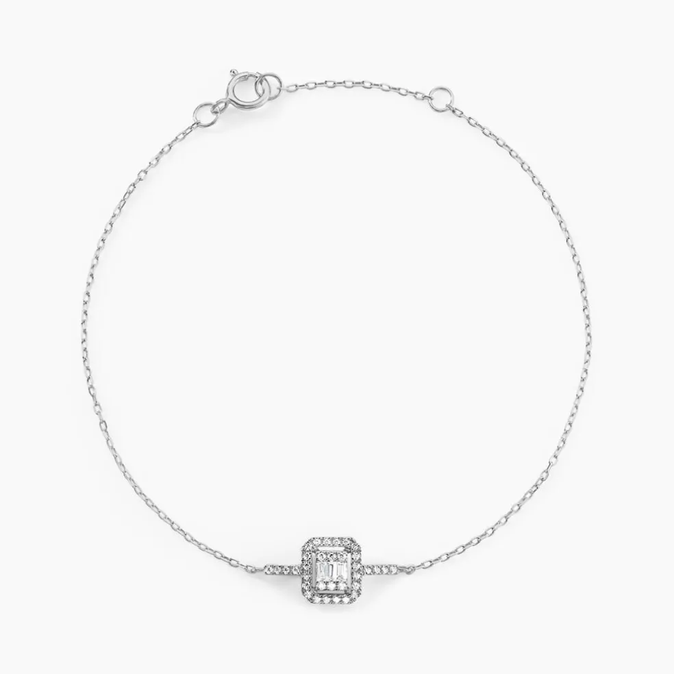 Bracelet Twila Or Blanc Oxyde De Zirconium