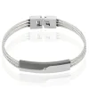 Bracelet Valentin Acier Bicolore Oxyde De Zirconium