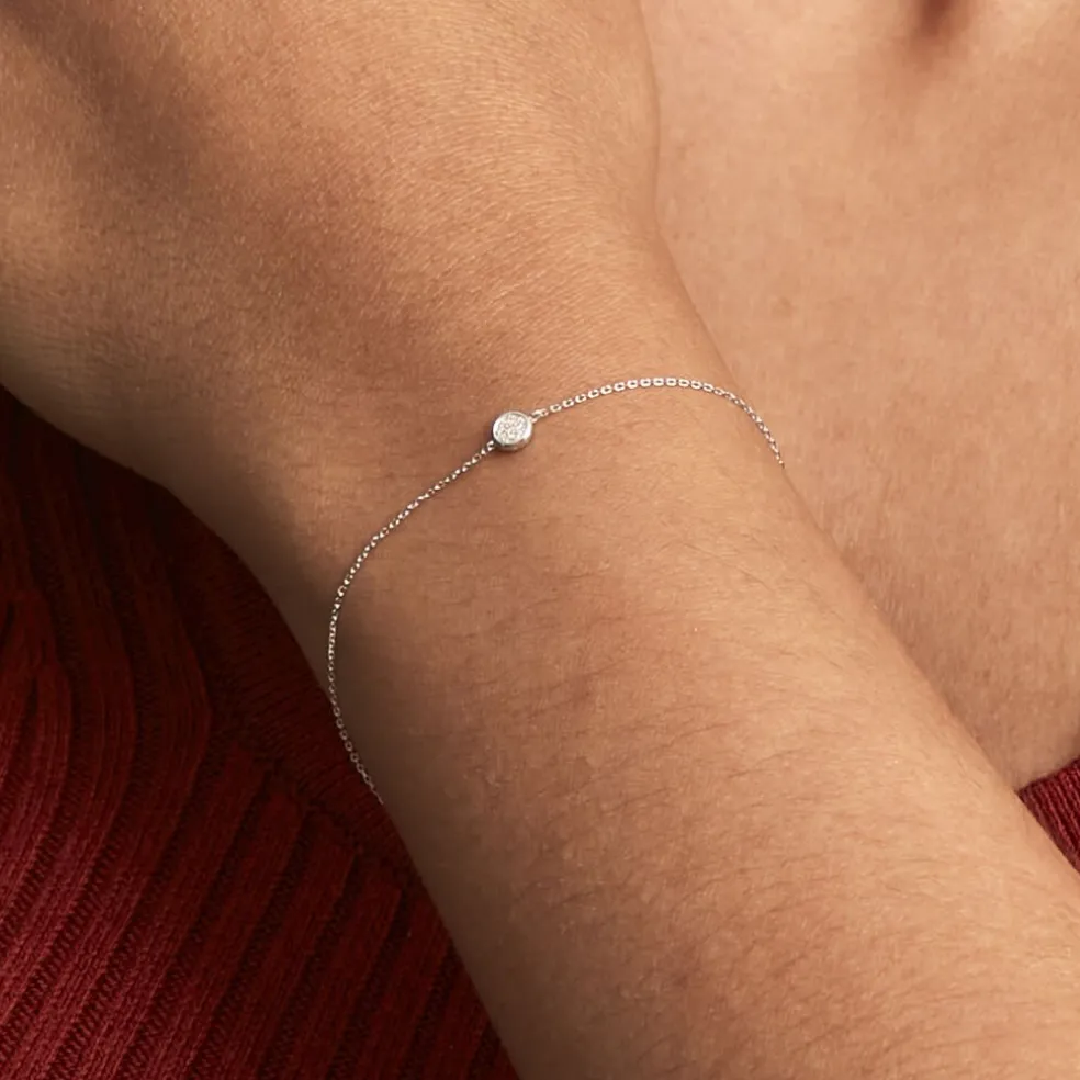 Bracelet Violanda Or Blanc Diamant