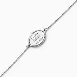 Bracelet Yahya Argent Blanc