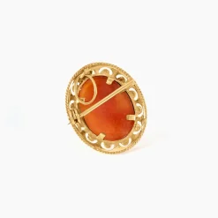 Broche Demetrios Or Jaune Camée