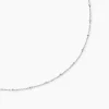 Chaine Kathi Argent Blanc