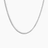 Chaine Nino Argent Blanc