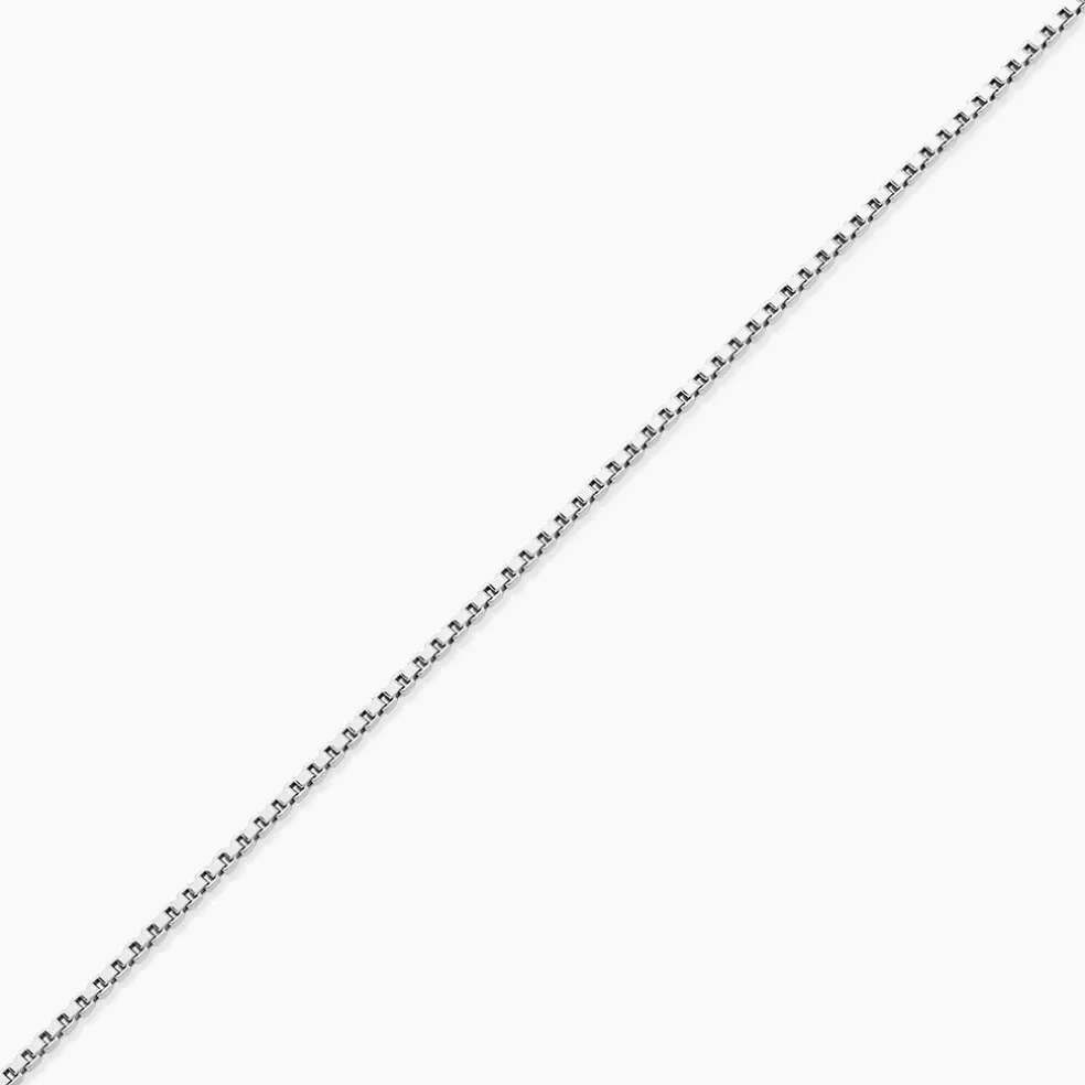 Chaîne Alyze Argent Blanc