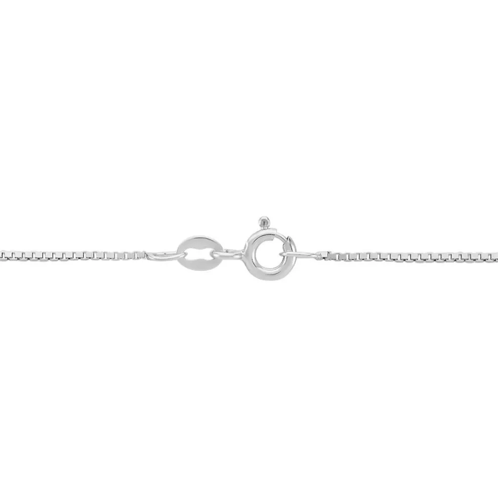 Chaîne Alyze Argent Blanc