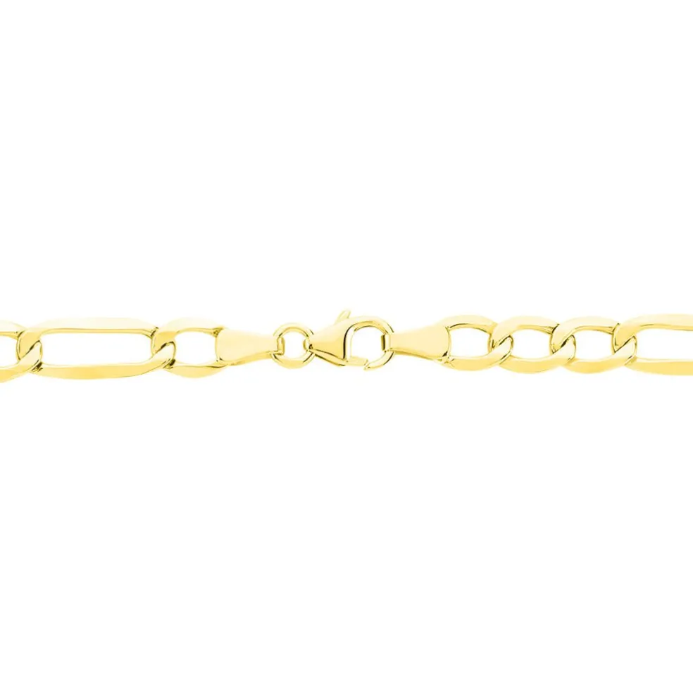 Chaîne Cameo Maille Alternee 1/3 Or Jaune