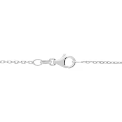 Chaîne Claudine Argent Blanc