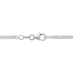 Chaîne Clementine Argent Blanc