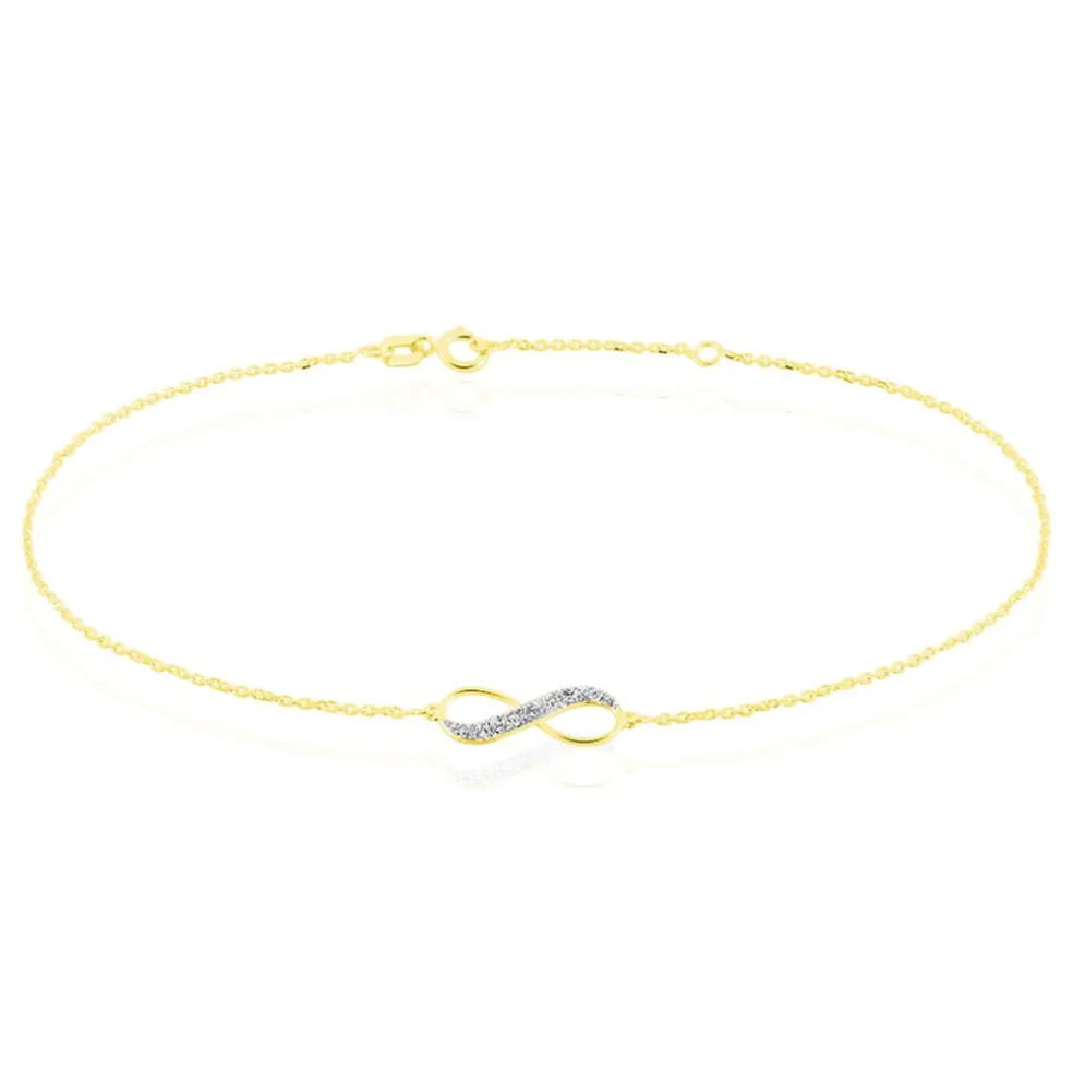 Chaîne De Cheville Esparcette Or Jaune