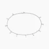 Chaîne De Cheville Fillira Argent Blanc