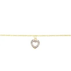 Chaîne De Cheville Samanta Or Jaune Oxyde De Zirconium