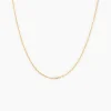 Chaîne Igoa Maille Forçat Diamantee Or Jaune