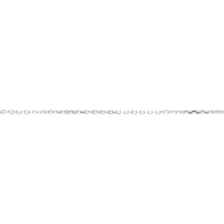 Chaîne Igoa Maille Forçat Diamantee Or Blanc