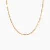 Chaîne Igoa Maille Forçat Diamantee Or Jaune