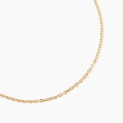 Chaîne Igoa Maille Forçat Diamantee Or Jaune