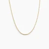 Chaîne Igoa Maille Forçat Diamantee Or Jaune