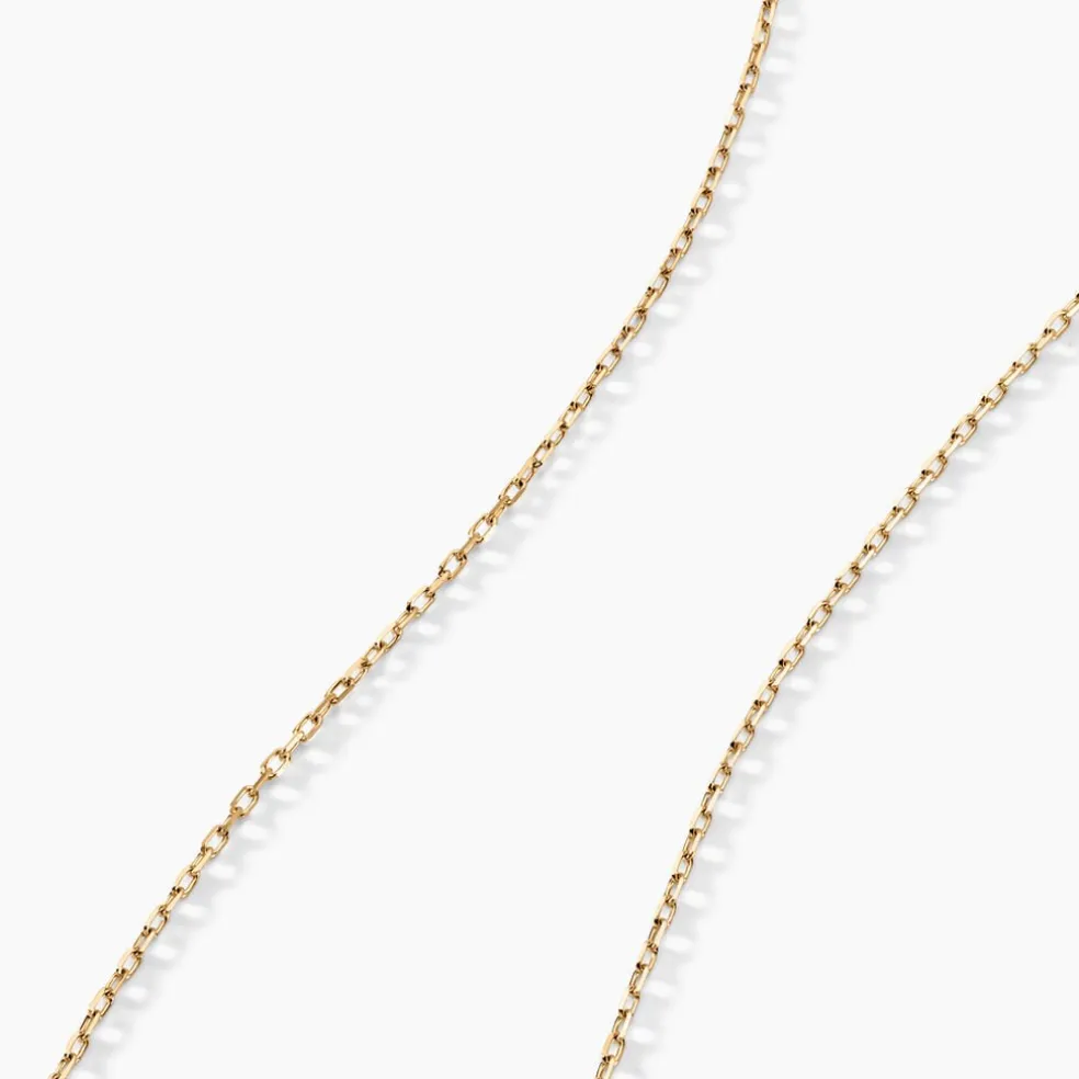 Chaîne Igoa Maille Forçat Diamantee Or Jaune