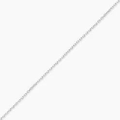 Chaîne Igoa Maille Forçat Diamantee Or Blanc