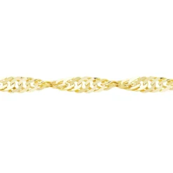 Chaîne Imanie Maille Singapour Or Jaune