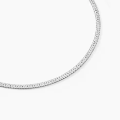 Chaîne Thiane Argent Blanc