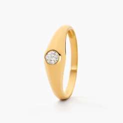 Chevaliere Maxime Or Jaune Oxyde