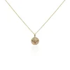 Collier Abelha Plaqué Or Jaune Oxyde De Zirconium