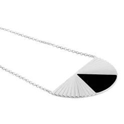 Collier Acier Blanc Sunshine
