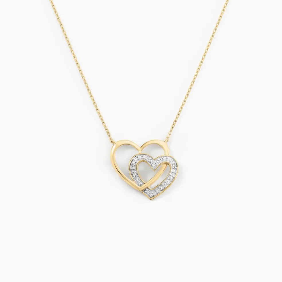 Collier Acke Or Jaune Diamant