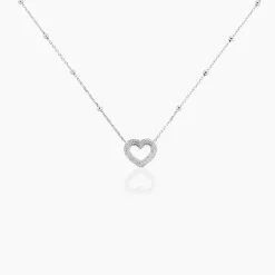Collier Aella Argent Blanc