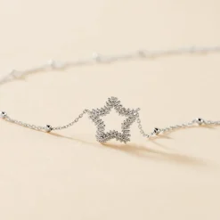 Collier Aella Argent Blanc