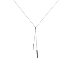 Collier Ainhoaa Or Blanc Diamant