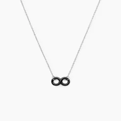 Collier Alicia Argent Blanc Céramique